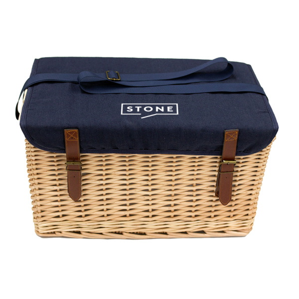Trekk Wicker Basket With Picnic Table Thumbnail