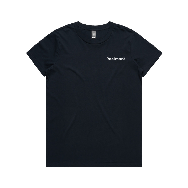 Realmark Women's Maple Tee - Navy Thumbnail