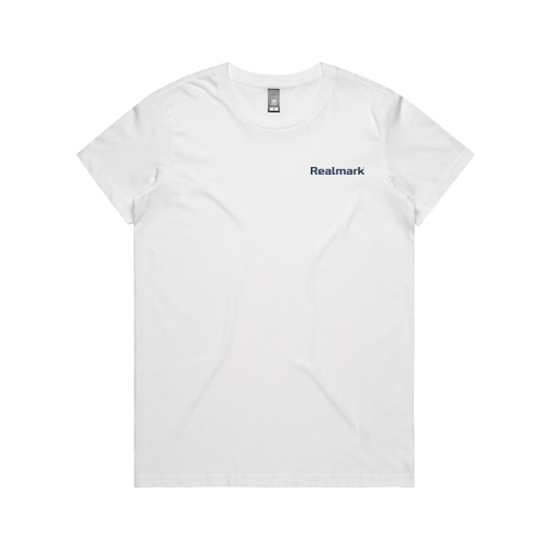 Realmark Women's Maple Tee - White Thumbnail