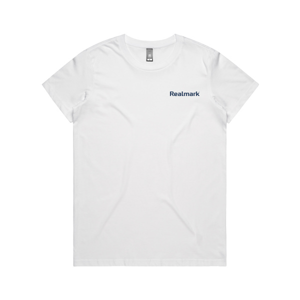 Realmark Women's Maple Tee - White Thumbnail