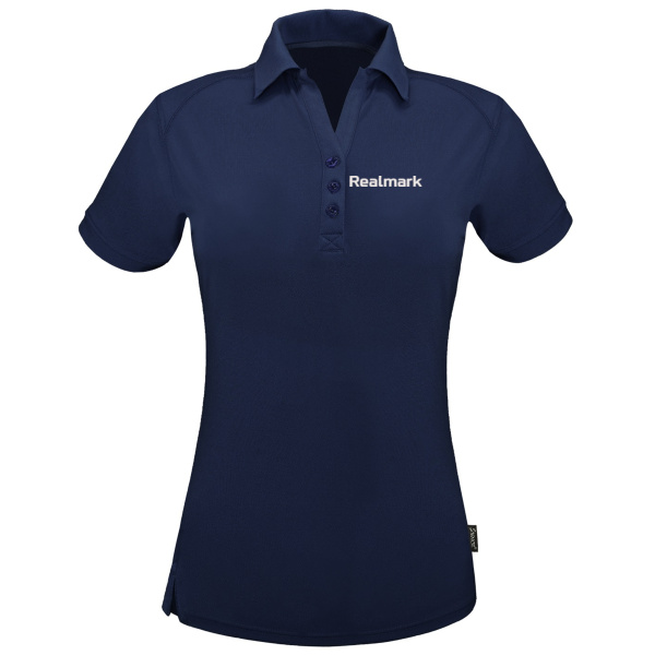 Realmark  - Women's Performance Eco Polo - Navy Thumbnail