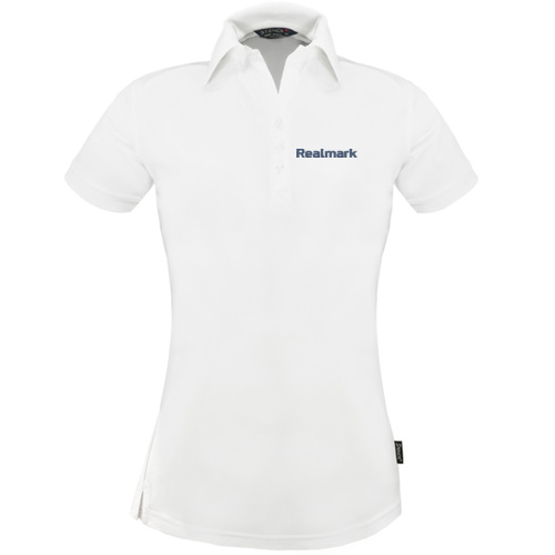 Realmark - Women's Performance Eco Polo - White Thumbnail