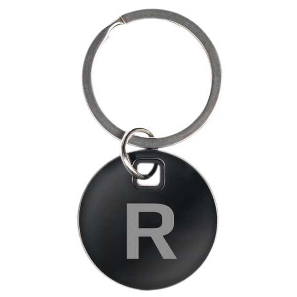 Realmark Circle Stainless Steel Keytag Thumbnail